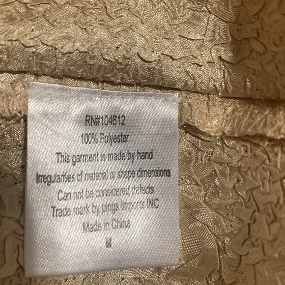 She’s All That Gold/Red Tank & Cover Top Size M Very Elegant Used - Picture 11 of 11